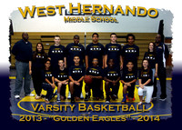 West Hernando MS Boys Basketball 2013-14