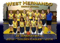 West Hernando MS Girls Basketball 2013-14