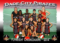 Dade City Pirates Cheerleaders 2014