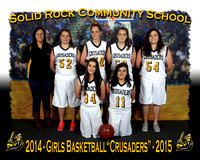 Solid Rock Community Girls Basketball 2014-2015