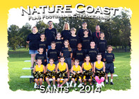 Nature Coast Flag Football-Cheerleaders 2014