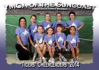 Gill's YMCA Cheerleaders 10-25-14
