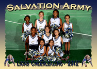 Salvation Army Cheerleaders 2012