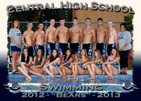 Central High Swimming 2012-13