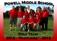 Powell Middle School Golf 2012-13