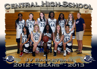 Central High Girls Basketball 2012-13