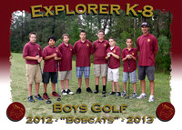 Explorer K8 Boys Golf 2012-13