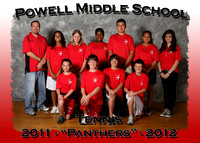 Powell MS Tennis 2011-2012