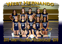 West Hernando MS Volleyball 2015-2016