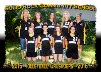 Solid Rock Community School Volleyball 2015-2016