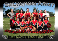 Salvation Army Cheerleaders 2015