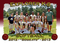 Explorer K8 Softball 2012-13