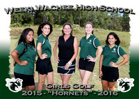Weeki Wachee HS Girls Golf 2015-2016