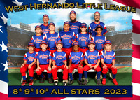 West Hernando Little League ALL STARS 2023
