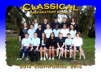 Classical Preparatory School Class Picture 2014-2015