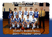 Fox Chapel Middle School Boys Basketball 2011-2012