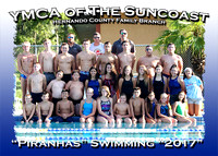 Hernando YMCA Piranhas Swim Team 2017