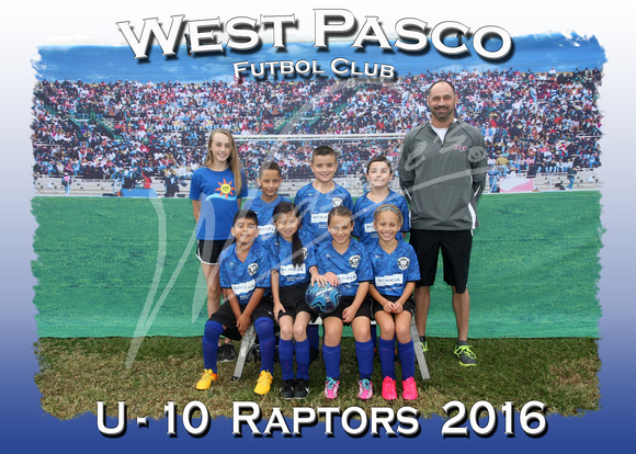 108- U - 10  Raptors  2016