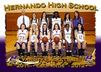 Hernando High Girls Basketball 2011-2012
