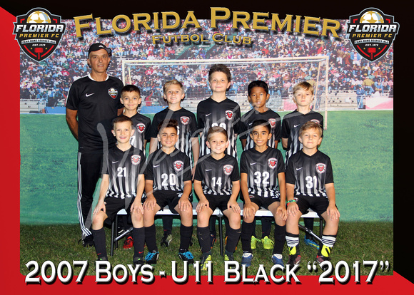 108- 2007 Boys U11 Black