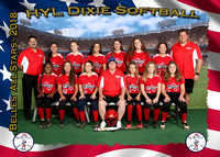 HYL Dixie Softball All Stars 2018