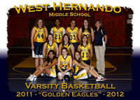 West Hernando MS Girls Basketball 2011-2012