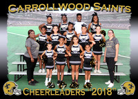 Carrollwood Saints Cheerleaders 2018