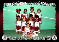 Tarpon Springs Jr Spongers Cheerleaders 2021