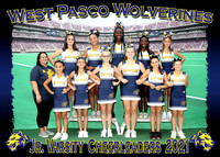 West Pasco Wolverines Cheerleaders 2021