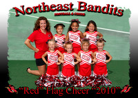 Northeast Bandits Cheerleaders 8-2010