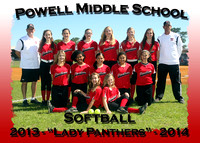 Powell MS Softball 2013-14