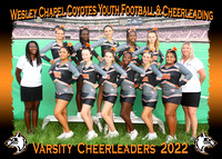Wesley Chapel Coyotes Youth Cheerleading September 2022