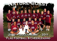 Nature Coast Flag Football- Cheerleaders Rockcrusher 9-23-10