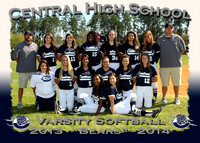 Central HS Varsity Softball 2013-14