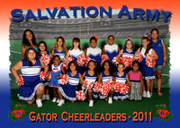 Salvation Army Cheerleaders 8-19-2011
