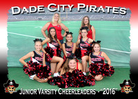 Dade City Pirates Cheerleaders 2016