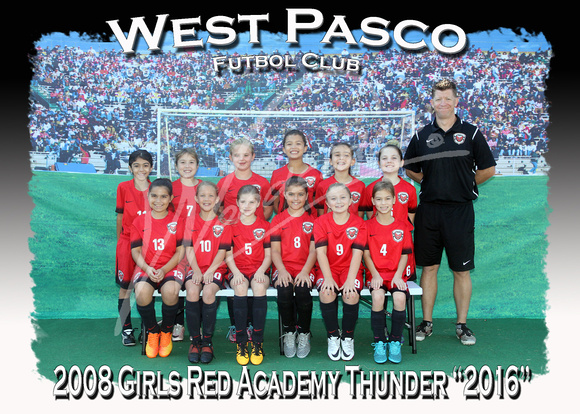 118- 2008 Girls Red Academy Thunder