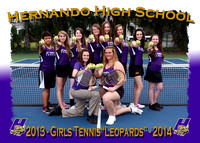 Hernando HS Girls Tennis 2013-14