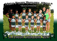 New Port Richey PAL Cheerleaders 2014