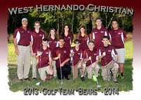 West Hernando Christian Golf 2013-14