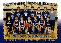 Inverness Middle School Boys Basketball 2013-14