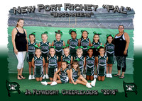 New Port Richey Bucs PAL Cheerleaders 2016