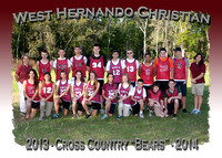 West Hernando Christian Cross Country 2013-14