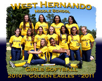 West Hernando MS Softball 4-13-2011
