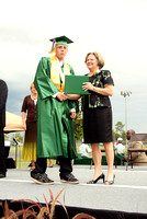Lecanto High- Graduation, Receiving Diploma 6-3-09