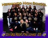 Hernando HS Girls Weightlifting 2014-2015