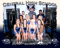 Central HS Girls Weightlifting 2014-2015