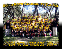 Solid Rock Community School Football 2014-2015