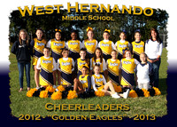 West Hernando Middle School Cheerleaders 2012-13