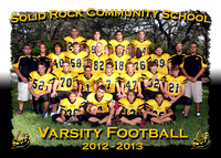 Solid Rock Community School Football 2012-13